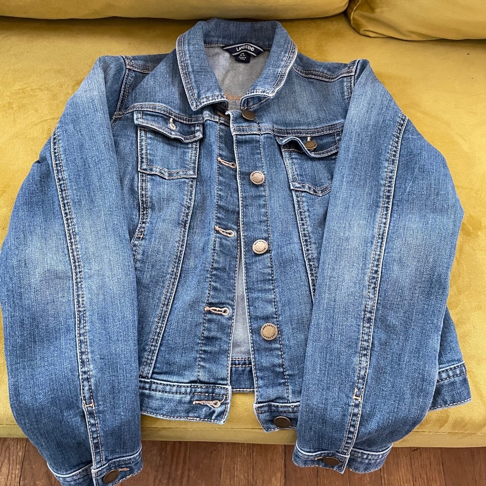 Lands End Girls Jean Jacket
